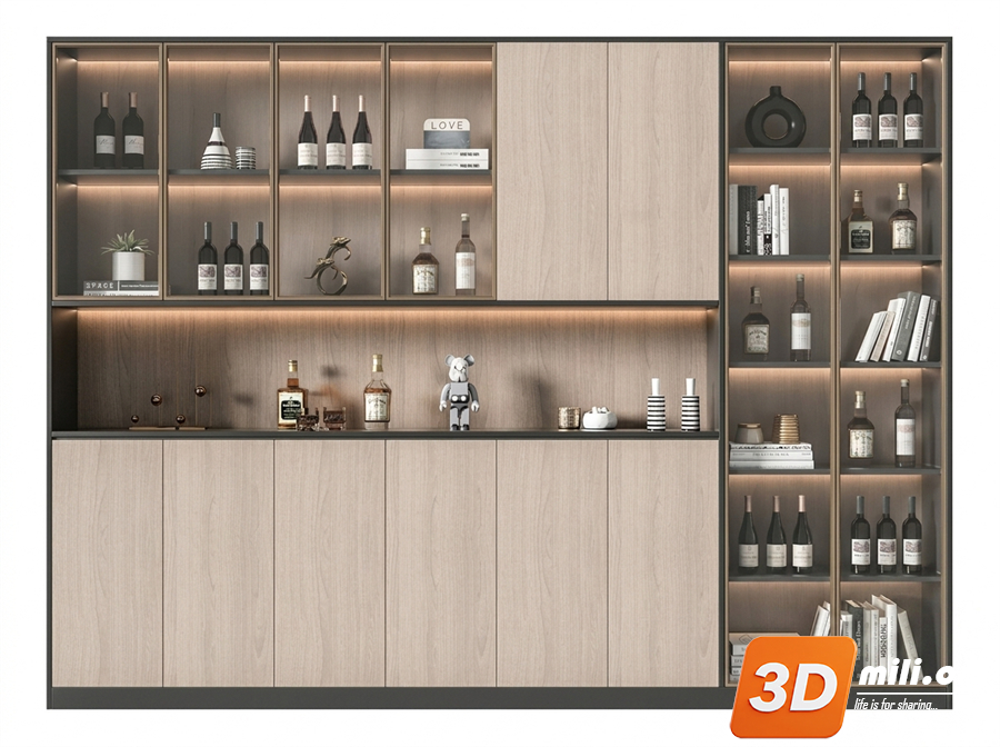 Wine cabinet Skp Files